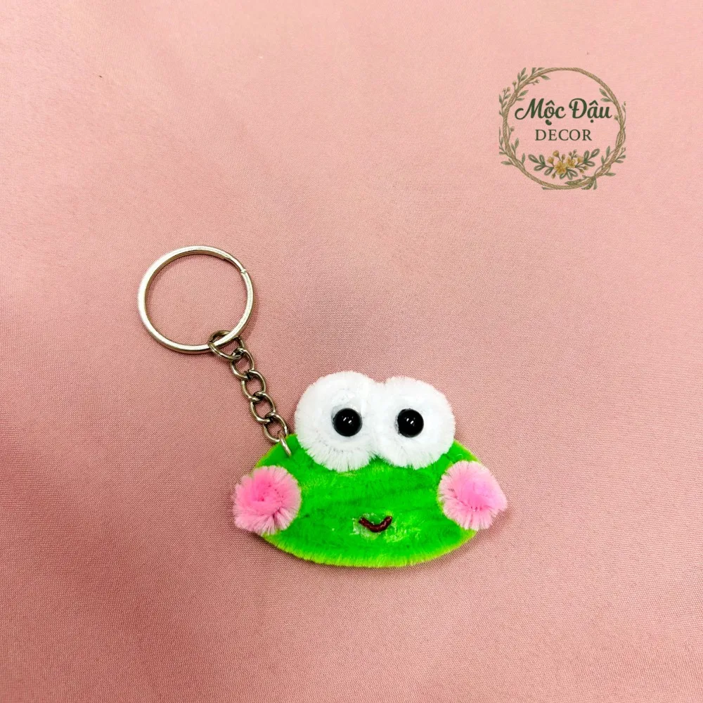 Móc khóa hình mặt ếch